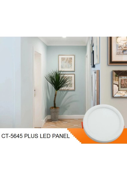 Ekim aydinlatma 6W LED Panel Ayarlı Yuvarlak CT-5645B - Beyaz Işık modelleri
