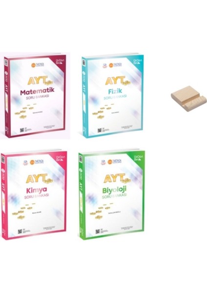 AYT Matematik Fizik Kimya ve Biyoloji Soru Bankası 4’lü Set - Telefon Tutucu