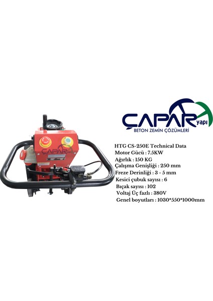 Htg CS-250E Freze Makinesi modelleri