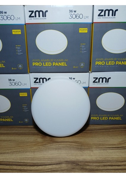 Ekim Aydınlatma 36 W Ayarlanabilir Yuvarlak Yanaksız Pro LED Panel Spot Beyaz 6500K indirimleri