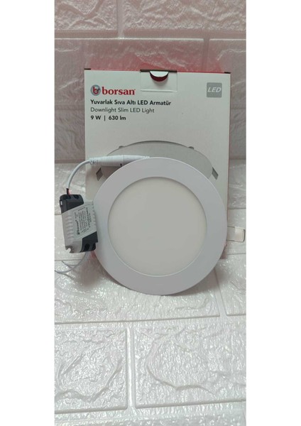 Ekim Aydınlatma 9 W Yuvarlak Sıva Altı Slim LED Armatür Beyaz fiyatları