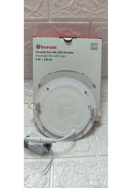 Ekim Aydınlatma 9 W Yuvarlak Sıva Altı Slim LED Armatür Beyaz modelleri