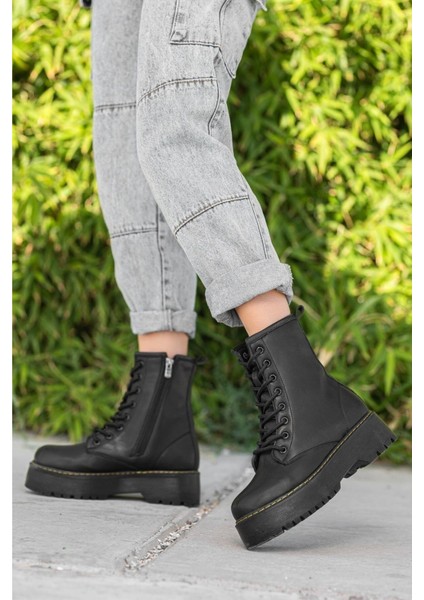 Deri Kadın Bot - Veneto Siyah Cilt indirimleri