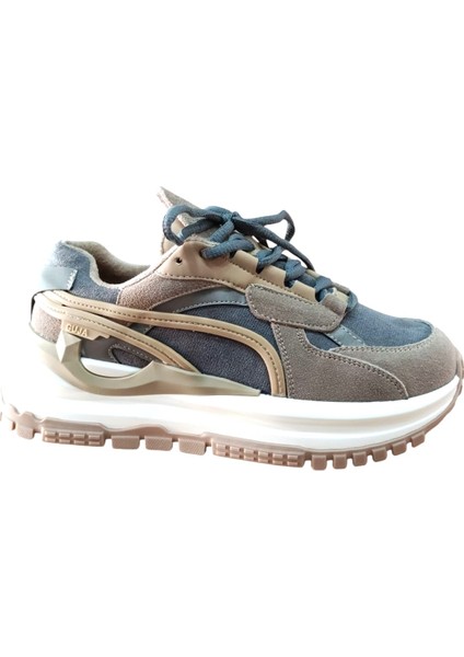 25K331-2 Kadın Süet Sneaker Spor Ayakkabı Camel fiyatları
