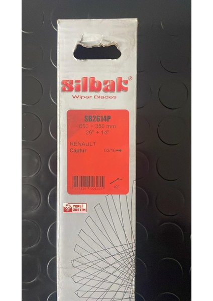 Silecek Süpürge Takım 650/350 Renault Captur SB2614P