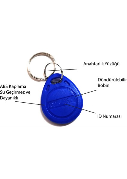 Sr 600 H Proximity Keyfob 125 Khz Anahtarlık indirimleri