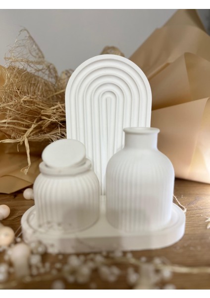 4'lü Dekoratif Döküm Set