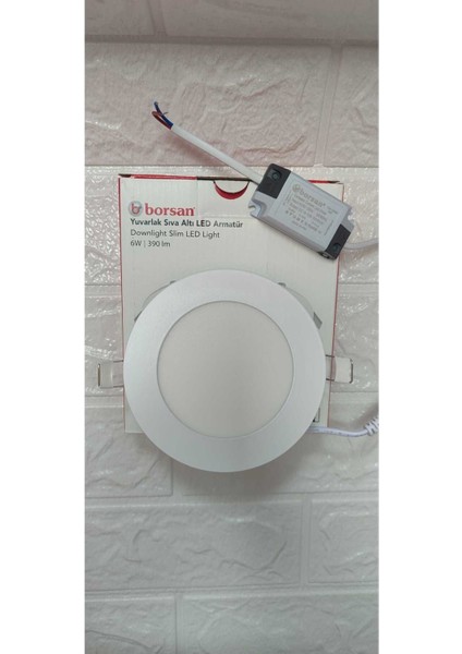 Ekim Aydınlatma 6W Yuvarlak Sıva Altı Slim LED Armatür Beyaz fiyatları