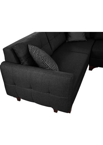 Cloft Köşe Koltuk Antrasit Sol Köşe