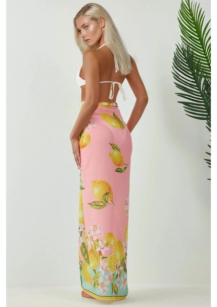 Kadın Desenli Maxi Pareo Yellow fiyatları