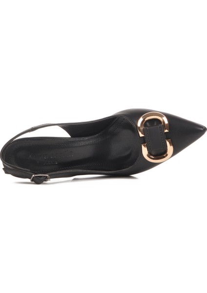 Siyah Kadın Abiye Ayakkabı PC-54547 Z fırsatları