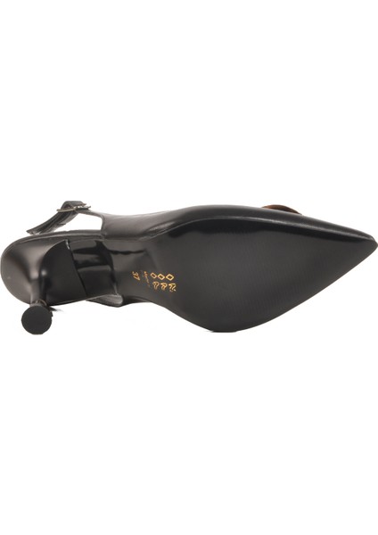 Siyah Kadın Abiye Ayakkabı PC-54547 Z indirimleri