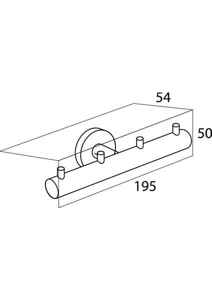 Gbmotion Paslanmaz Çelik 4’lü Duvar Askısı – 19,5 Cm, Modern ve Şık Tasarım modelleri