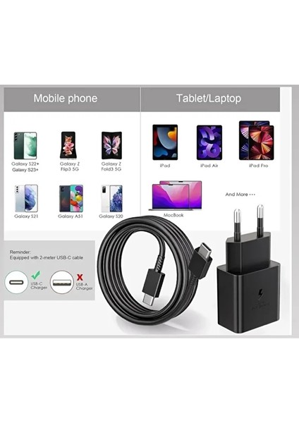 Yk Design 25WATT Type-C Siyah Şarj Seti Android ve iphone 15-16 Uyumlu YK-SR64 fiyatları