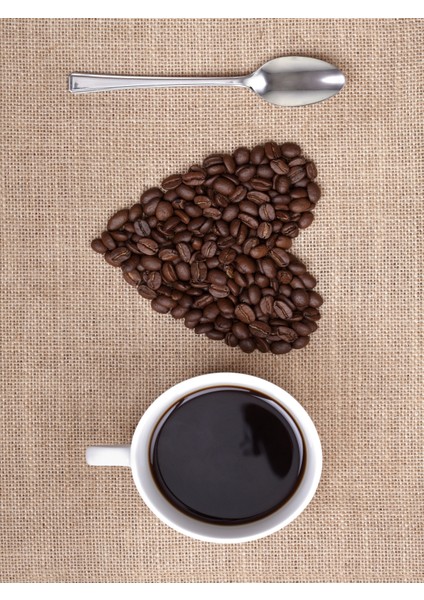 Dijital Baskılı Dekoratif Kaymaz Taban Yıkanabilir Kahve Desenli Mutfak Halısı Yolluk fırsatları