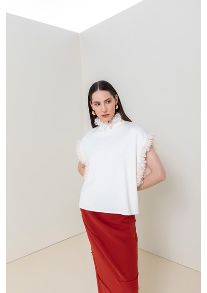 Fırfır Detaylı Bluz 26W10829 fiyatları