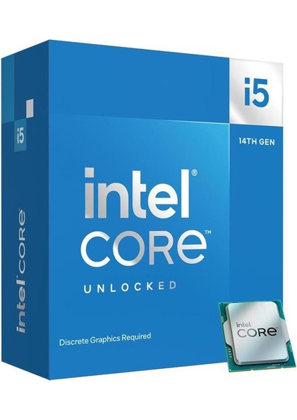 Core I5 14600KF Soket 1700 14.nesil 5.30GHZ 20MB Önbellek 10NM Işlemci