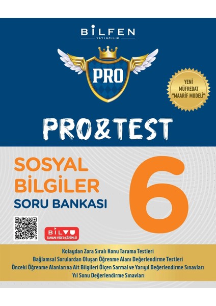 6.sınıf Pro&test Sosyal Bilgiler Soru Bankası Yeni