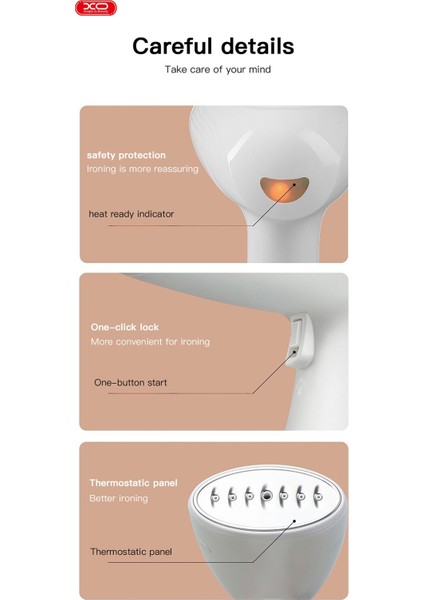 -Cf3 Kablolu Portatif Kırışıklık Giderici Dikey Ütü 1500W modelleri