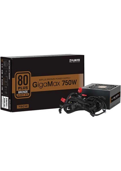Gıgamax 750W 80PLUS Bronze Güç Kaynağı