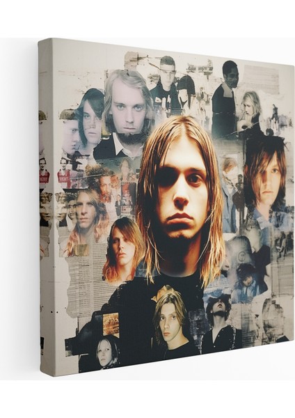 Grunge Rönesans Albüm Kapakları Koleksiyonu Kanvas Tablo Baskı