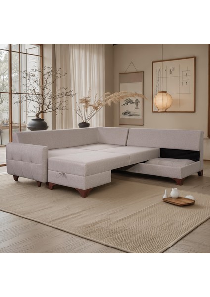 Cloft Köşe Koltuk Krem Sağ Köşe fiyatları