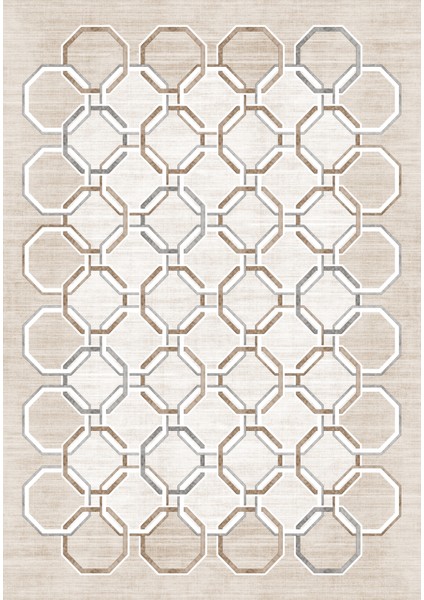 Geometrik Desenli Dekoratif Kaymaz Taban Yıkanabilir Salon Halısı modelleri