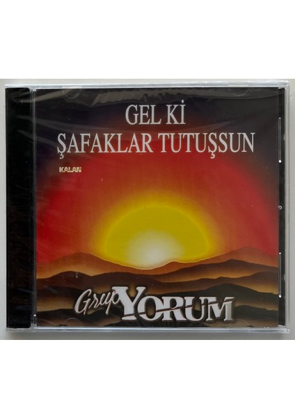 Grup Yorum Gel Ki Şafaklar Tutuşsun CD (Jelatininde Sıfır Orjnal Dönem Baskı Cd)
