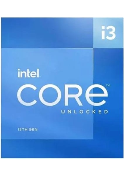 Core I3 13100F Soket 1700 13.nesil 3.4ghz 5mb Önbellek 10NM Işlemci