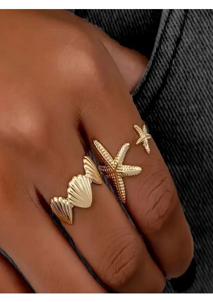 Denizyıldızı Yüzük SETI-14K Altın Kaplama fiyatları