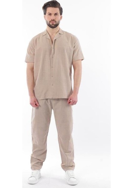 Vizon Over Fit Erkek Gömlek Takım E7303 modelleri