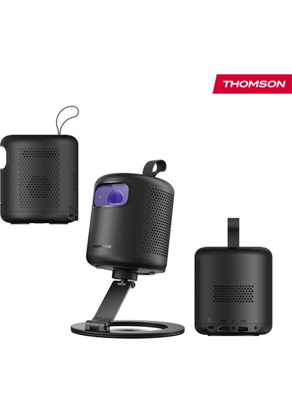 Vega Full HD 4K Destekli 100" Dahili Bataryalı Taşınabilir Projeksiyon Cihazı Google Tv Sertifikalı 350 Ansı Lumen - PG35B