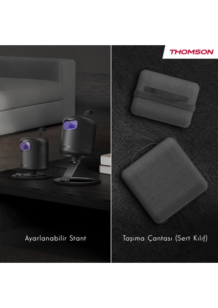 Vega Full HD 4K Destekli 100" Dahili Bataryalı Taşınabilir Projeksiyon Cihazı Google Tv Sertifikalı 350 Ansı Lumen - PG35B indirimleri