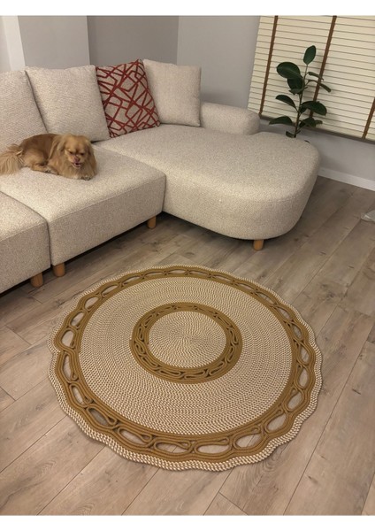Sarmaşık Model Hasır Görünümlü Jüt Kilim Paspas Halı indirimleri