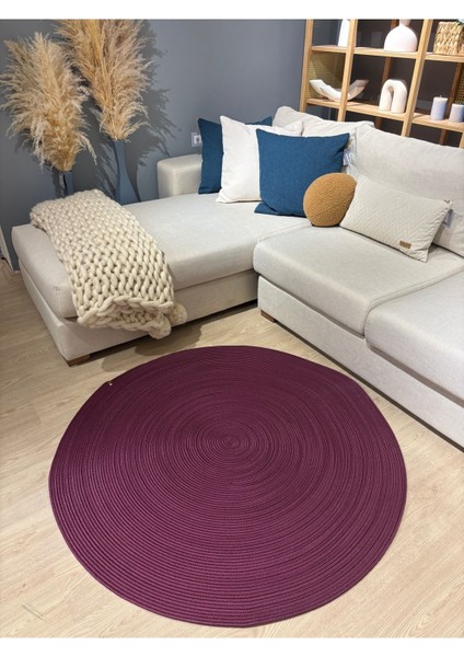 Jüt Yuvarlak Hasır Görünümlü Klasik Halı Kilim fiyatları