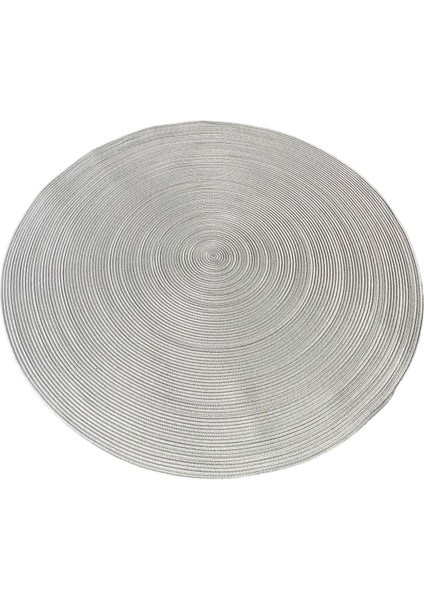Gri Jüt Yuvarlak Hasır Görünümlü Klasik Halı Kilim fiyatları