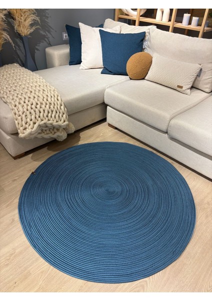 Jüt Yuvarlak Hasır Görünümlü Klasik Halı Kilim fiyatları