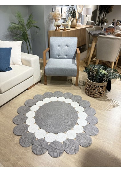 Hasır Jüt Çiçek Desenli Kilim Halı fiyatları