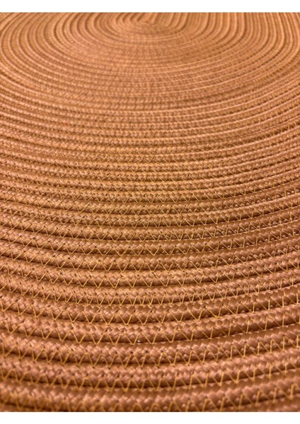 Galileo Oval Jüt Yuvarlak Hasır Görünümlü Klasik Halı Kilim fırsatları