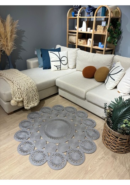 Marguerite Trikot Papatya Model Oval Kilim Polipropilen Malzeme ile Düz Desenli Kullanım fiyatları