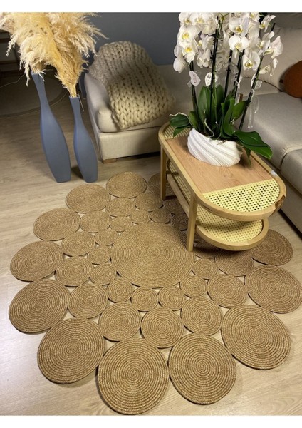 Narcissus Jüt Hasırlı Örgü Kilim indirimleri