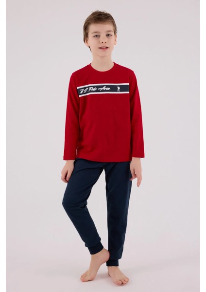 Uzun Kol Erkek Çocuk Pijama Takım 2210