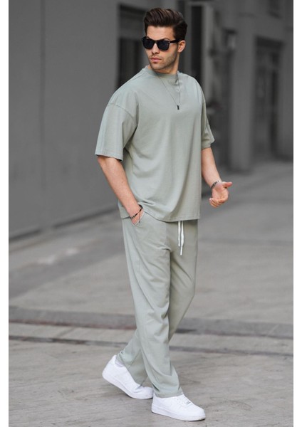 Mint Yeşili Erkek Eşofman Takımı 5938 modelleri