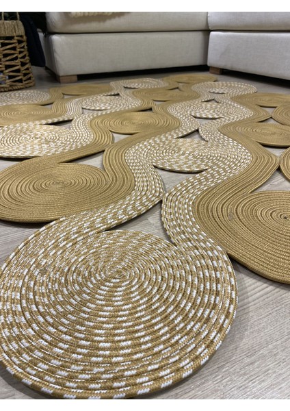 Quantum Jüt Görünümlü Hasır Özel Yapım Kilim modelleri