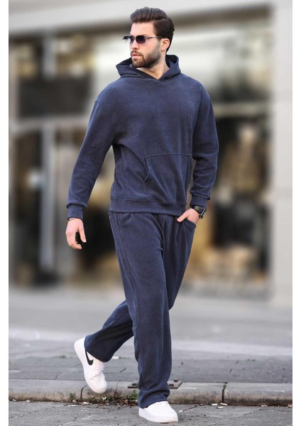 Lacivert Erkek Sweatshirt Eşofman Takımı E7401 fiyatları