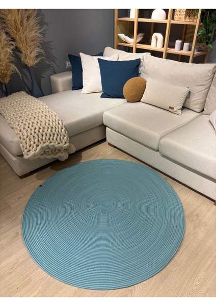 Jüt Yuvarlak Hasır Görünümlü Klasik Halı Kilim modelleri