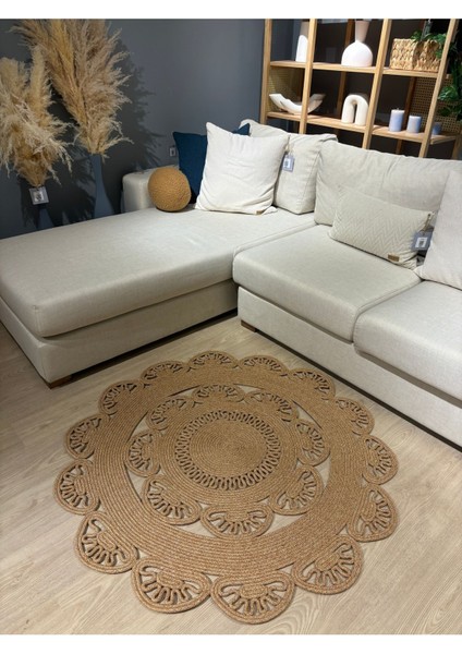 Tiradia Hasır Jüt Kilim Halı modelleri