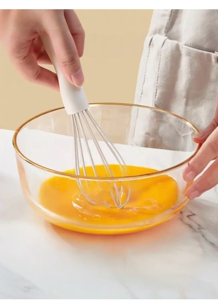 2'li Silikon Kek Ayran Çorba Karıştırıcı Yumurta Puding Sos Kremşanti Çırpma Teli Çırpıcı indirimleri
