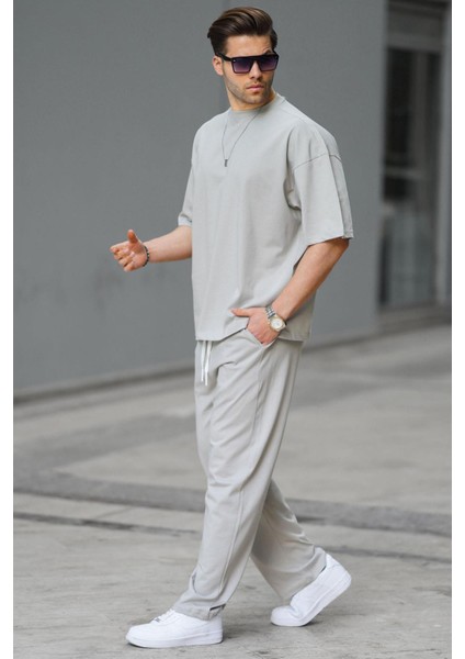 Boyalı Gri Erkek Eşofman Takımı 5938 fiyatları