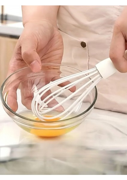 2'li Silikon Kek Ayran Çorba Karıştırıcı Yumurta Puding Sos Kremşanti Çırpma Teli Çırpıcı fırsatları